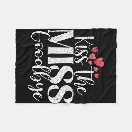 Kus De Miss Goed Fleece Deken (Voorkant (Horizontaal))