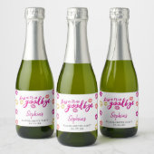 Kus De Miss Goedendag Mini Mousserende Wijn Label Sparkling Wijnetiket (Flessen)