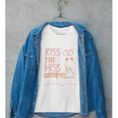 Kus de Miss Goodbye! Bachelorette aangepaste naam T-shirt