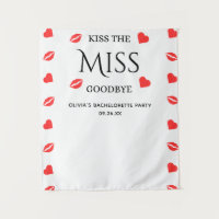 Kus de Miss Goodbye Bachelorette Foto Achtergrond