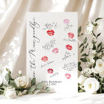Kus de Miss Goodbye Bachelorette lippenstift kus Poster<br><div class="desc">Kus de Miss Goodbye Bachelorette lipstick kus Poster Overeenkomende items beschikbaar.</div>