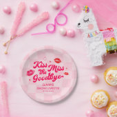 Kus de Miss Goodbye Bachelorette Papieren Bordje (Feest)