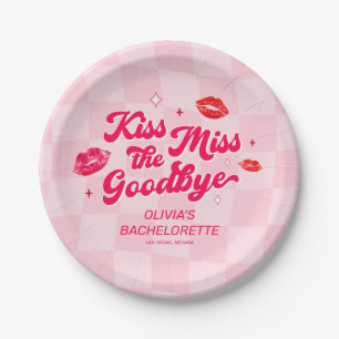 Kus de Miss Goodbye Bachelorette Papieren Bordje