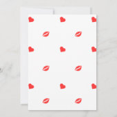 Kus de Miss Goodbye Bachelorette Party Kaart (Achterkant)