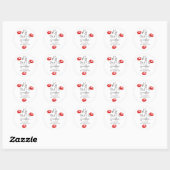 Kus de Miss Goodbye Bachelorette Ronde Sticker (Vel)