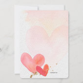 Kus de Miss Goodbye bruids douche uitnodiging (Achterkant)