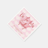 Kus De Miss Vaarwel Bruidsmeisjesfeest Servet (Hoek)