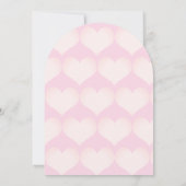 Kus de Miss Valentijnse bruidsdoucheuitnodiging Kaart (Achterkant)