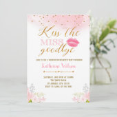 Kus de uitnodiging tot afscheid (Staand voorkant)