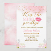 Kus de uitnodiging tot afscheid (Voorkant / Achterkant)