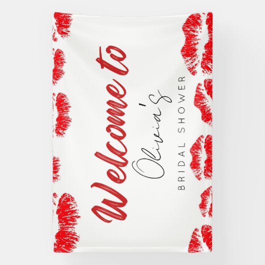 Kus de vrijgezel uit tot ziens bruidsfeest welkoms spandoek (Verticaal)