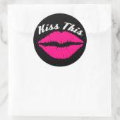 Kus deze auto Sticker (Tas)