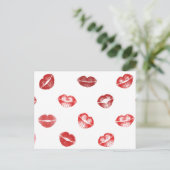 Kus dit! briefkaart (Staand voorkant)