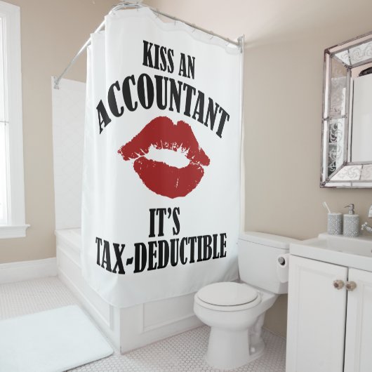 kus een accountant grappig CPA Douchegordijn (In situ)