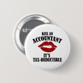 kus een accountant grappig CPA Ronde Button 5,7 Cm (Voorkant /achterkant)