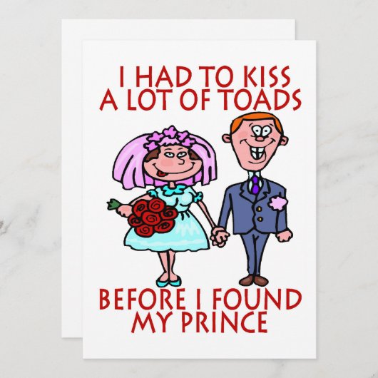 Kus een heleboel paddenstoelen die wedden uitnodig kaart (Voorkant / Achterkant)