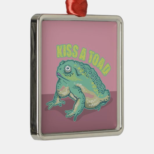 Kus een pad metalen ornament (Rechts)