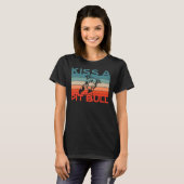 Kus een pitbull Schattige pitbull T-shirt (Voorkant volledig)