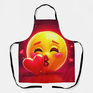 Kus-emoji: Liefde en Harten Kunst Schort