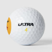 Kus emoticon golfballen (Logo)