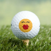 Kus emoticon golfballen (Insitu Shirt)