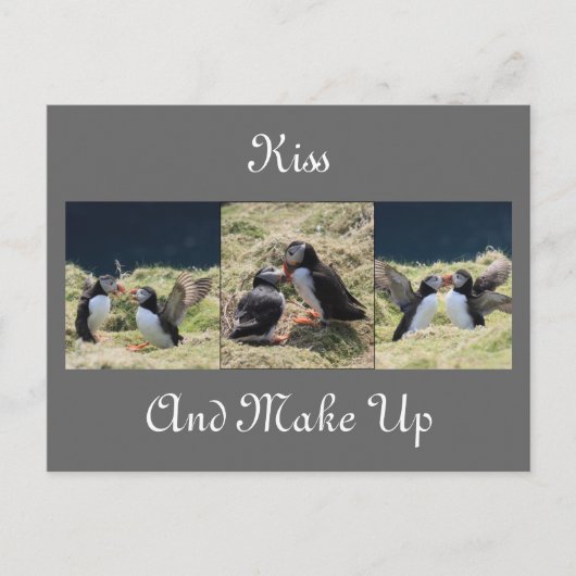 Kus en make-up Briefkaart (Voorkant)