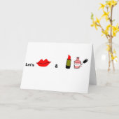 Kus en make-up kaart (Gele Bloem)