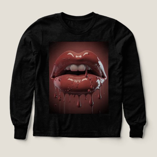 Kus en vertel - rode lippen (Voorkant)