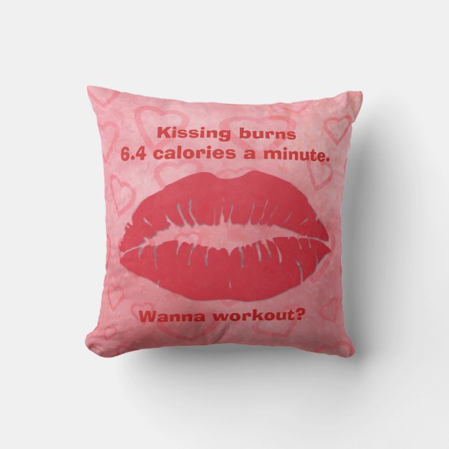 Kus en Workout Liefde Kussen (Voorkant)