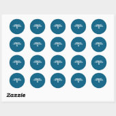 Kus gember shirt grappige st patricks dag roodhari ronde sticker (Vel)