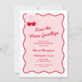 Kus het afscheid Bachelorette Party Kaart (Voorkant)