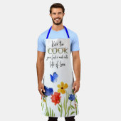 Kus het Cook Floral Schort (Gedragen)