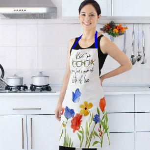 Kus het Cook Floral Schort