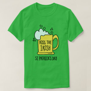 Kus het Ierse bier St. Patrick’s Day T-shirt