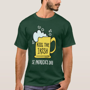 Kus het Ierse Bier St. Patrick's Day T-Shirt