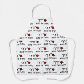 Kus het leuke keukenschort voor mannen en vrouwen schort (Voorkant)