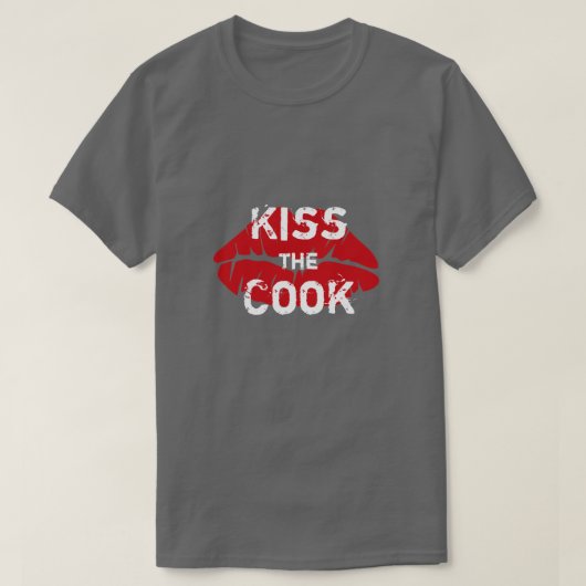 Kus het Mannen T-shirt van Cook (Design voorkant)