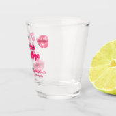 Kus het Miss Goodbye Bachelorette Weekendfeest Shot Glas (Rechts)