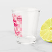 Kus het Miss Goodbye Bachelorette Weekendfeest Shot Glas (Rechts)