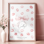 Kus het Miss Goodbye Keepsake Poster<br><div class="desc">De "Kiss the Miss Goodbye Keepsake Poster" is een prachtig vormgegeven aandenken dat perfect de opwinding en vreugde van een vrijgezellenfeest omvat. Dit poster combineert moderne verfijning met tijdloze romance en biedt een unieke en oprechte manier voor gasten om hun stempel te drukken op de speciale gelegenheid. In het midden...</div>