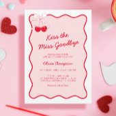 Kus het Miss Goodbye Vrijgezellenfeest Kaart