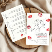 Kus het Miss Goodbye vrijgezellenfeest Kaart