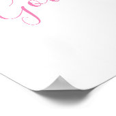 Kus het missen afscheid spel poster (Hoek)