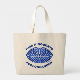 Kus het Vaarwel! Boodschappentas Grote Tote Bag
