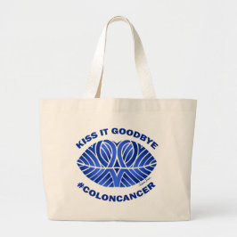 Kus het Vaarwel! Boodschappentas Grote Tote Bag