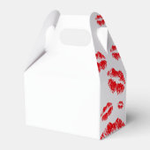 Kus het vrijgezellenfeest van het missen afscheid bedankdoosjes (Achterkant)