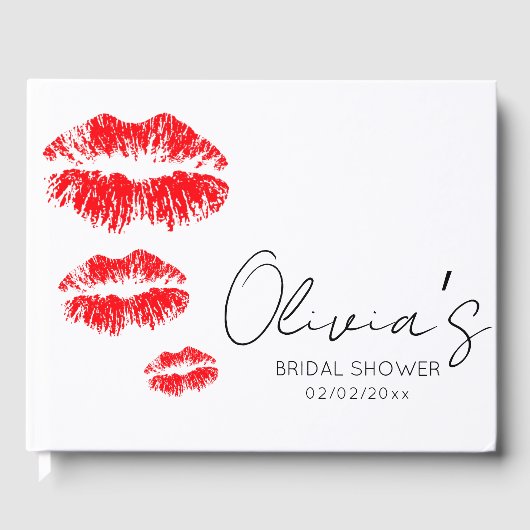 Kus het vrijgezellenfeest van het missen afscheid gastenboek (Voorkant)