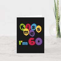 Kus, ik ben 60-jarige overhemden en cadeautjes.