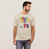 Kus, ik ben 70 T-shirts en cadeautjes op de dag va (Voorkant volledig)