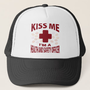 Kus, ik ben een agent voor gezondheid en veilighei trucker pet